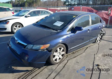 2008 Honda Civic Lx из США, поврежденный, VIN 1HGFA16508L007123